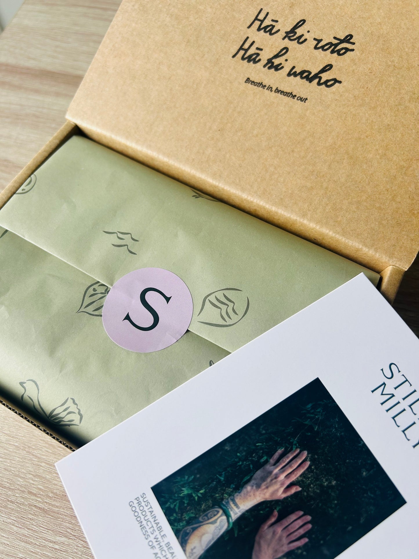 Still Milly eco-friendly gift box.